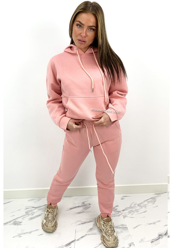 PINK - 'JADORE JOGGER' - PREMIUM QUALITY JOGGER + HOODIE SET