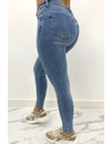 REDIAL - LIGHT BLUE - PERFECT BASIC HIGH WAIST SKINNY JEANS - 5913