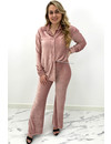 PINK - 'MEGHAN FLARE' - PREMIUM QUALITY VELVET SPLIT FLARE