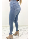 QUEEN HEARTS JEANS - LIGHT BLUE - PERFECT SUPER HIGH WAIST - 877