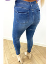 QUEEN HEARTS JEANS - BLUE - PERFECT SKINNY HIGH WAIST - 827