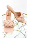 BLUSH - 'MILA' - BRAIDED HEELS