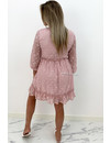 PINK - 'JAMILLA' - INSPIRED RUFFLE DRESS