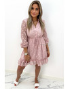 PINK - 'JAMILLA' - INSPIRED RUFFLE DRESS