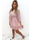 PINK - 'JAMILLA' - INSPIRED RUFFLE DRESS