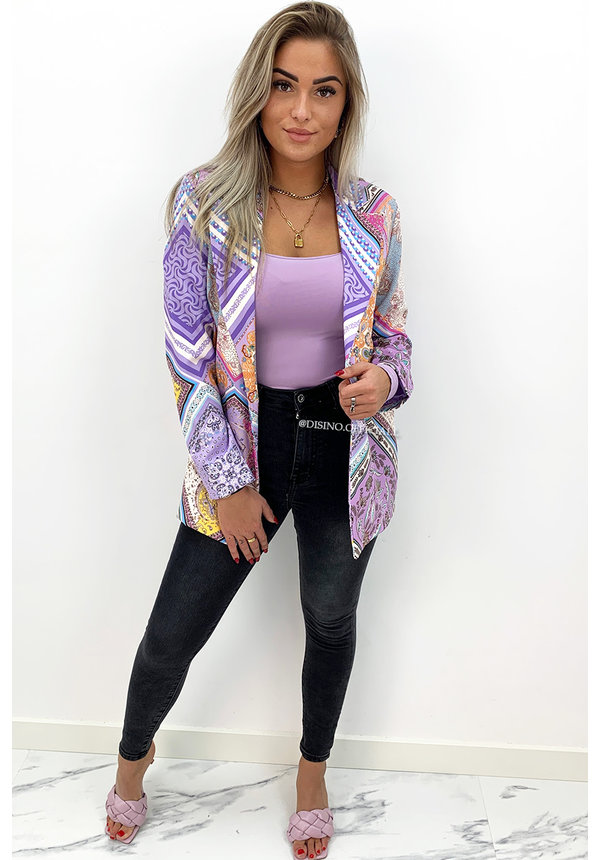 LILA - 'VERO V2 BLAZER' - COLORFULL INSPIRED CHAIN BLAZER