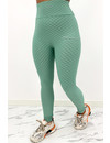 MINT GREEN - 'WAFFLE LEGGING' - PREMIUM QUALITY EXTRA BOOTY SPORTS LEGGING