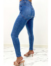 QUEEN HEARTS JEANS - BLUE - PERFECT PUSH UP JEANS - 840