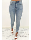 LAULIA - LIGHT BLUE - HIGH WAIST SKINNY JEANS - 277