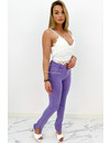 LAULIA - LILA - HIGH WAIST SKINNY JEANS SIDE SPLIT - 082