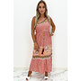 PINK - 'JUNA' - ONE SHOULDER SUMMER MAXI DRESS