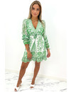 GREEN - 'BLISS' - PREMIUM QUALITY LONG SLEEVE DRESS