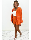 ORANGE - 'LIYA BLAZER' - PREMIUM QUALITY OVERSIZED BLAZER