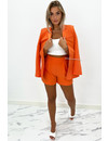 ORANGE - 'LIYA BLAZER' - PREMIUM QUALITY OVERSIZED BLAZER