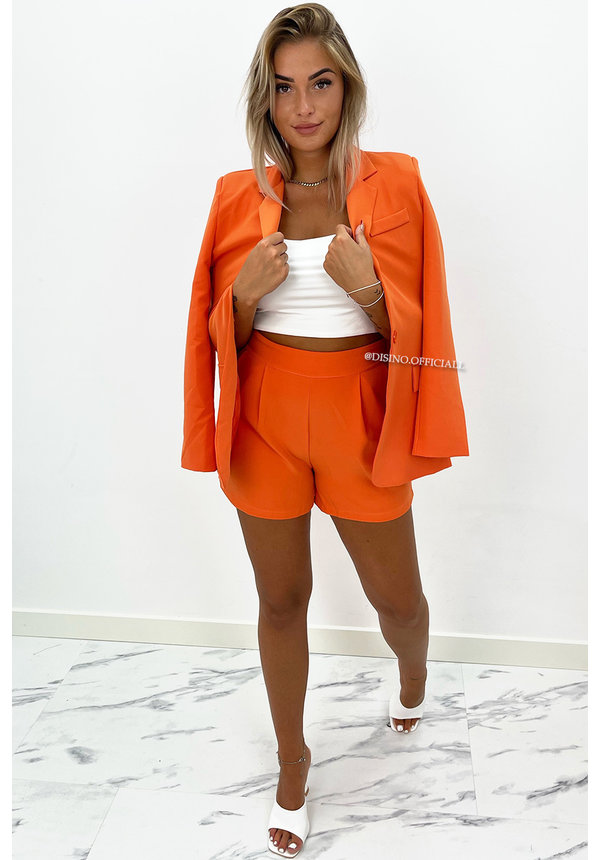 ORANGE - 'LIYA BLAZER' - PREMIUM QUALITY OVERSIZED BLAZER