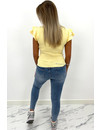 YELLOW - 'MIYA' - PREMIUM QUALITY RUFFLE TOP