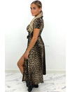 LEOPARD - 'FREYA MAXI' - TRAVEL WIKKEL MAXI DRESS