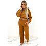 CAMEL - 'KENZI' - PREMIUM QUALITY CAPUCHON WIDE LEG TWO PIECE SET