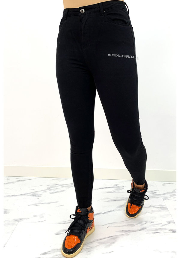 REDIAL - BLACK - PERFECT PUSH UP SKINNY JEANS - 6885