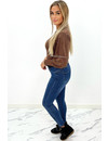 REDIAL - DARK BLUE - PERFECT PUSH UP SKINNY JEANS - 6932