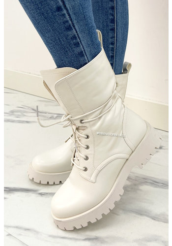 Alexis Megan | VIA VAI beige veterboots | VIA VAI