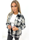 BLACK - 'ELLE' - CHECKED BLOUSE JACK