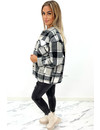 BLACK - 'ELLE' - CHECKED BLOUSE JACK