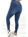 QUEEN HEARTS JEANS - MEDIUM BLUE - HIGH WAIST PERFECT SKINNY JEANS  - 667