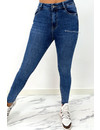 REDIAL - BLUE - PERFECT HIGH WAIST SKINNY JEANS - 5989