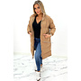 CAMEL - 'DELANEY' - OVERSIZED LONGLINE PUFFER COAT