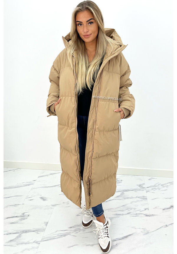 CAMEL - 'NORI MAXI' - PREMIUM QUALITY PUFFER WINTER COAT