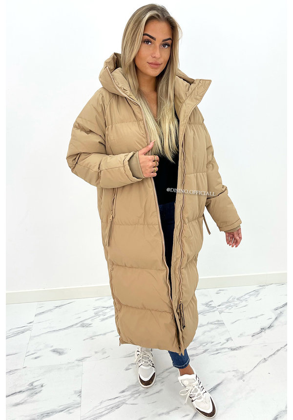 CAMEL - 'NORI MAXI' - PREMIUM QUALITY PUFFER WINTER COAT