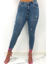 VS-MISS - VINTAGE BLUE - HIGH WAIST SKINNY JEANS  - 7589