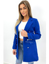 ROYAL BLUE - 'KIMMY' - PERFECT BUTTON BLAZER