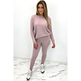 PINK - 'ANGELA' - SOFT RIBBED COMFY SET