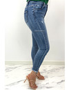 REDIAL - BLUE - PERFECT HIGH WAIST CROPPED SKINNY JEANS - 7000