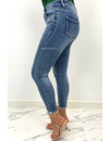 REDIAL - BLUE - PERFECT HIGH WAIST CROPPED SKINNY JEANS - 7000