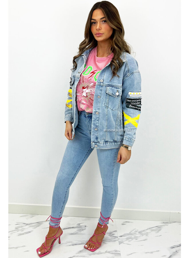 REDIAL - LIGHT BLUE - PERFECT HIGH WAIST SKINNY JEANS - 8133
