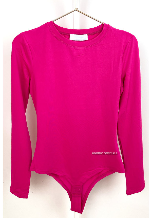 PINK - 'KRISTEL' - ROUND NECK PERFECT FIT BODYSUIT