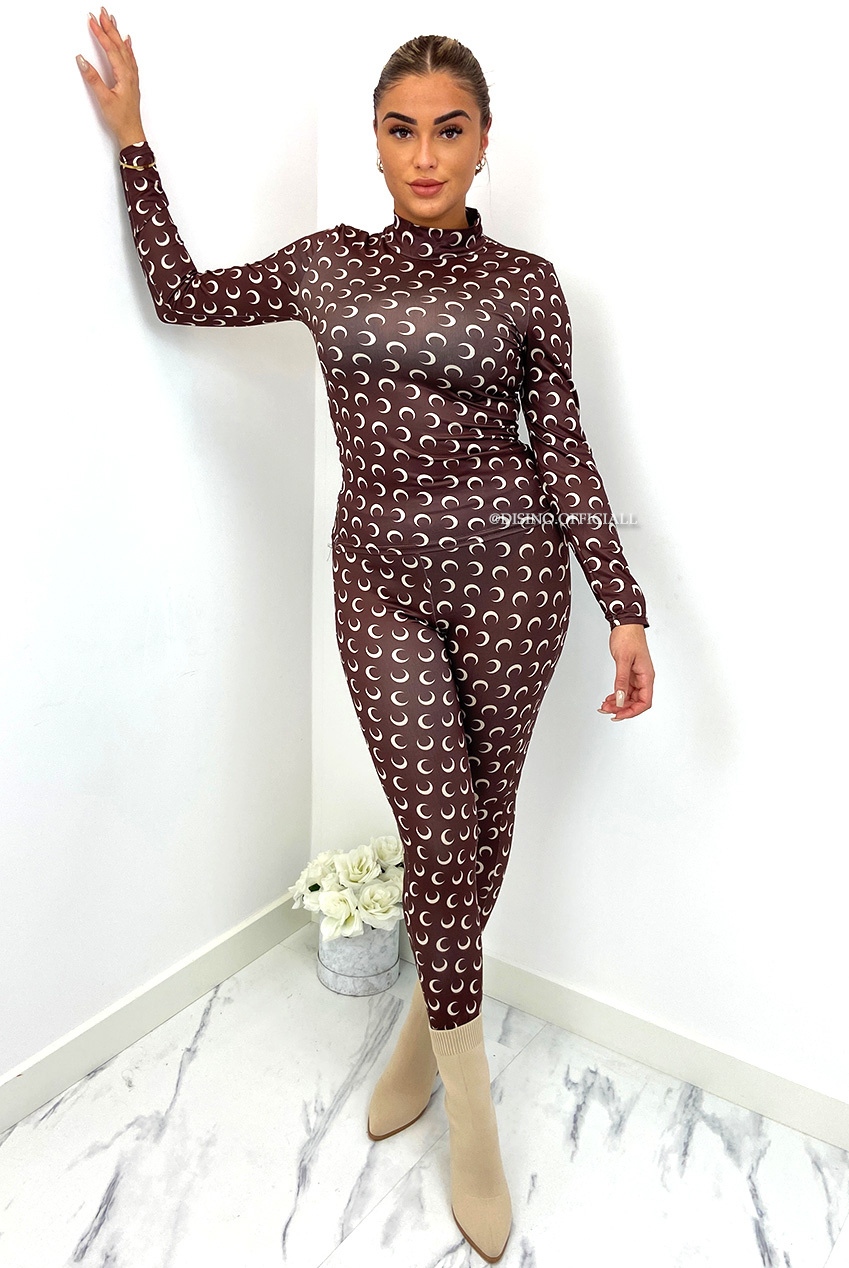 CHOCO - 'MOON SET' - MOON PRINT TOP + 