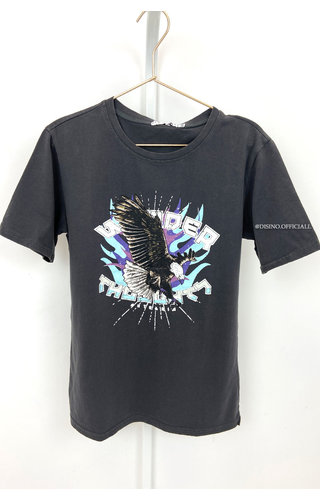 DARK GREY - 'WANDER THOUGHTS' - OVERSIZED IT-TSHIRT DARK GREY - 'WANDER THOUGHTS' - OVERSIZED IT-TSHIRT