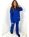 ROYAL BLUE - 'JAMILLA' - PREMIUM QUALITY FLARE + BLOUSE SET