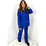 ROYAL BLUE - 'JAMILLA' - PREMIUM QUALITY FLARE + BLOUSE SET