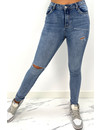 QUEEN HEARTS JEANS - BLUE - HIGH WAIST PERFECT SKINNY JEANS  - 9170
