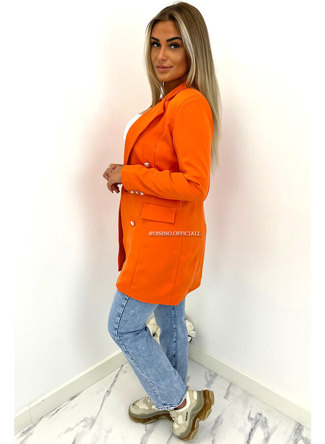 ORANGE - 'KIMMY BLAZER' - PERFECT BUTTON BLAZER
