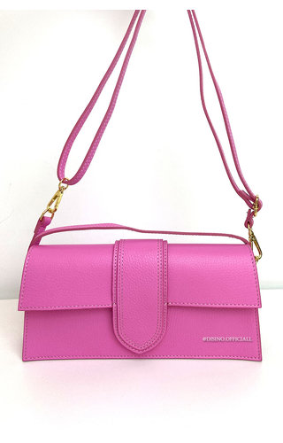 PINK - 'JACKQ' - INSPIRED REAL LEATHER DESIGNER BAG PINK - 'JACKQ' - INSPIRED REAL LEATHER DESIGNER BAG