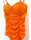 ORANGE - 'OLIVIA BODYSUIT' - RUCHED BODYSUIT