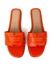 ORANGE - 'HARPER SLIDERS' - STUDS INSPIRED SLIPPERS