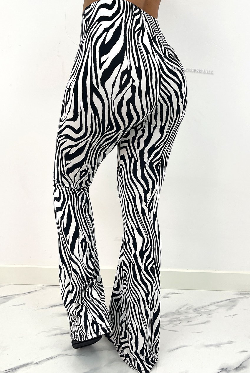 ZEBRA - 'SARAH FLARE' - SOFT PERFECT FIT LEO FLARED PANTS - DISINO -  Fashion Boutique