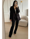 BLACK - 'LIYA BLAZER' - PREMIUM QUALITY OVERSIZED BLAZER